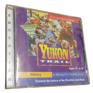 1997 The Learning Company Yukon Trail PC / Mac Game | Vintage Video Game Retro